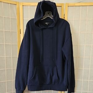 Navy Blue Men's Hoodie by Gildan